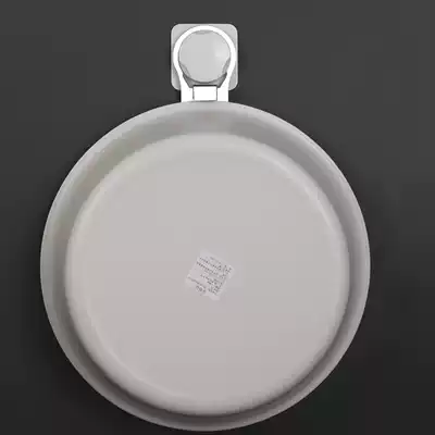 Powder room washbasin adhesive hook rack home bathroom toilet wall hanging stainless steel mop storage artifact-free hole