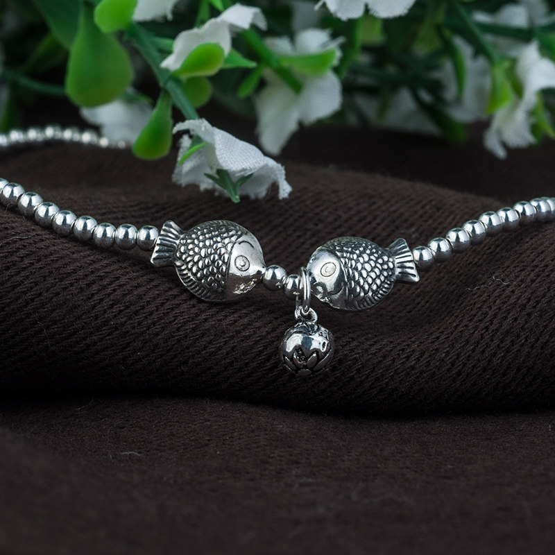 Bracelet de cheville Femme       en Argenterie - Ref 3102451 Image 3