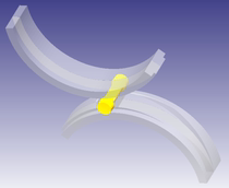 Cross-wedge rolling Rod forging swing stick spinning Deform simulation