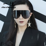 Большие стеклянные солнцезащитные очки, стиль, защита от ультрафиолета