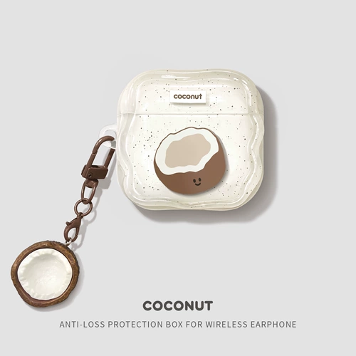 优思顿 Подходит для защитного чехла airpods4, прозрачного комплекта гарнитуры Apple fruit air4, версии с шумоподавлением четвертого поколения, iPod Creative High-End Sens второго поколения, несъемной крышки, сумки airpodspro2 в стиле ins третьего поколения.