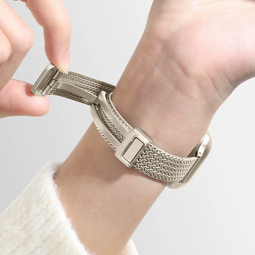 Uston подходит для ремешка для часов Apple S10 женская модель s9 магнитная серия высокого класса se летняя ниша s8 металл s7 мужчины и женщины ultra2 пшеничное ухо iphone новый ремешок для часов iwatch