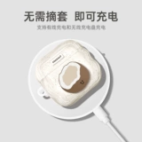 优思顿 Подходит для защитного чехла airpods4, прозрачного комплекта гарнитуры Apple fruit air4, версии с шумоподавлением четвертого поколения, iPod Creative High-End Sens второго поколения, несъемной крышки, сумки airpodspro2 в стиле ins третьего поколения.