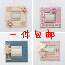 Switch Switch Switch Protection Hairdryroom Bedroom LightSwitch Decoration Cover Modern Simple Wall Socket Boutique Decoration