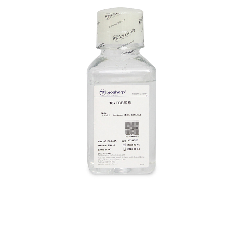 白鲨Biosharp BL540A BL540B 10×TBE溶液 核酸电泳缓冲盐溶液