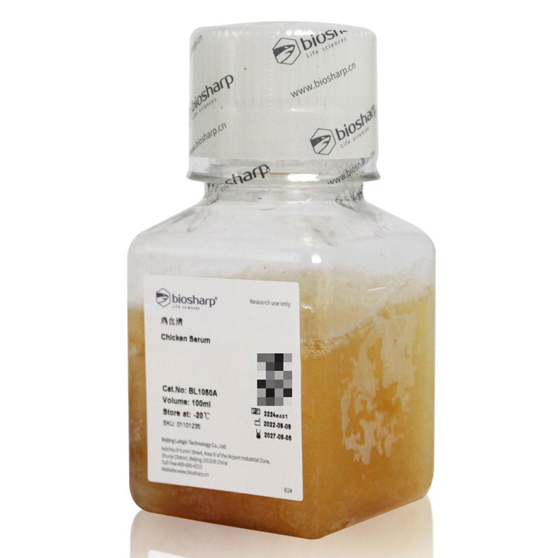 白鲨 Biosharp BL1050A 鸡血清 100ml
