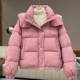 2024 winter loose cotton coat Korean style short down cotton coat thickened bread coat new large size cotton coat jacket for women