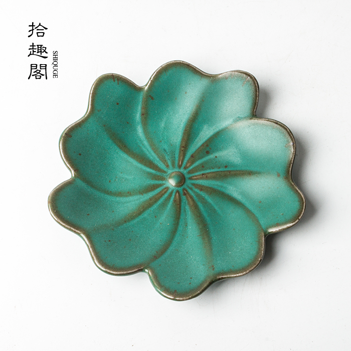 Jingdezhen Ceramic Cup Mat Handmade Tasting of Tea Tea Trust Cup of Idea Creative Coarse Pottery Kutifu Tea Tea Set of Tea Tea Road Zero-worthy