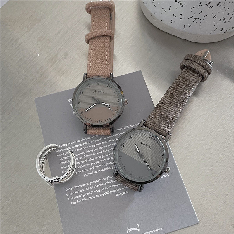 Minimalist Quartz Watch For Students And School Girls Elegant_voghion.com