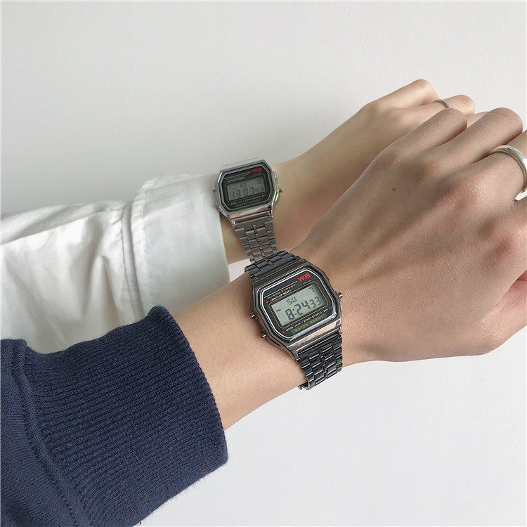 Digital Sports Watch For Students Unisex Square Design_voghion.com