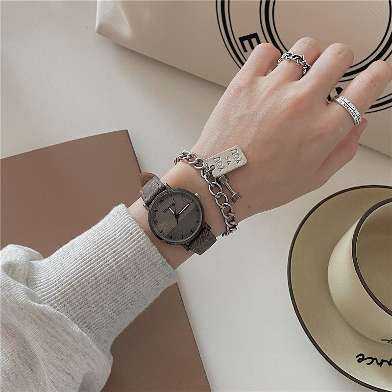 Minimalist Quartz Watch For Students And School Girls Elegant_voghion.com