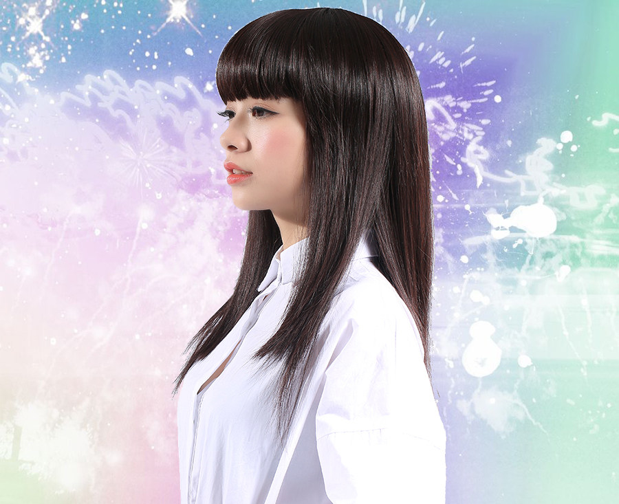 Perruque Long cheveux raides - Ref 2611340 Image 7