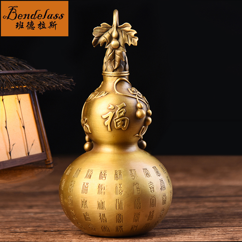 Banderras Pure Copper Plinth Pendulum with Pepperhyacinth upscale Xuanguan Home Living room Office Decoration Pendulum