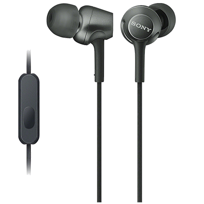 Sony Mdr-Ex255Ap In-Ear Headphones Wired High-Quality with Microphone for Laptop Students
