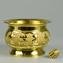 Pure copper incense burner Seiko Jinyu full hall incense burner home incense burner home offering