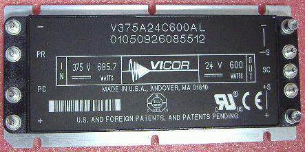 The VICOR POWER MODULE V375A24C600AL 