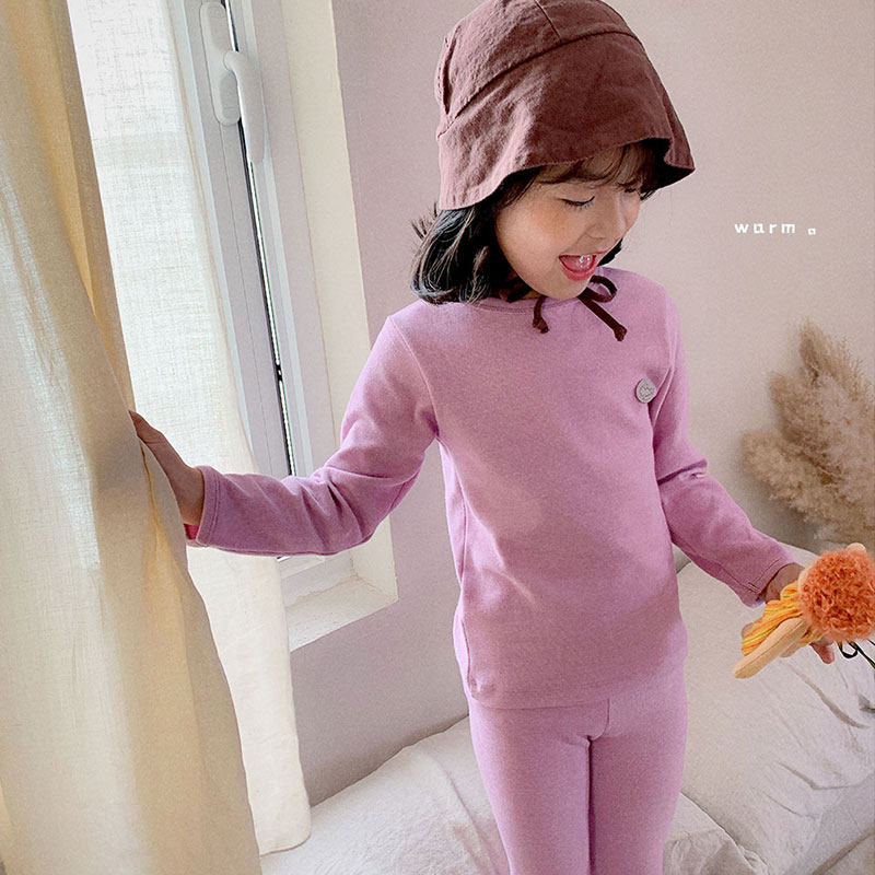 Children's autumn clothes, sanitary pants, girls' cotton baby warm clothes, children's cotton sweaters, boys' cotton underwear suits, middle children
