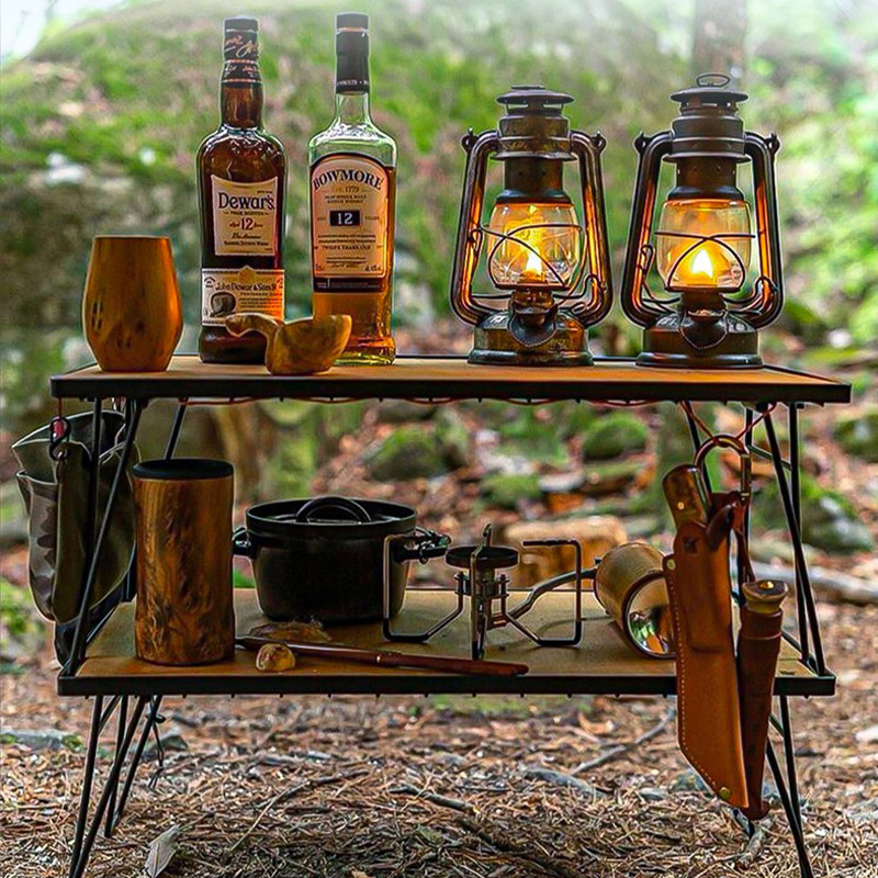 campingmoon mini folding table camping tent table camping tent table camping portable folding table small bamboo table tent table