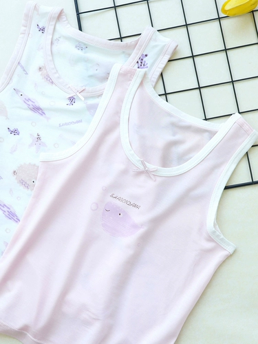 Тонкая детская майка подходит для мужчин и женщин для девочек, базовая летняя пижама без рукавов, эффект подтяжки