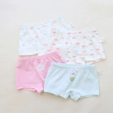 Детское хлопковое нижнее белье для девочек, мультяшные антибактериальные штаны, шорты, детская одежда