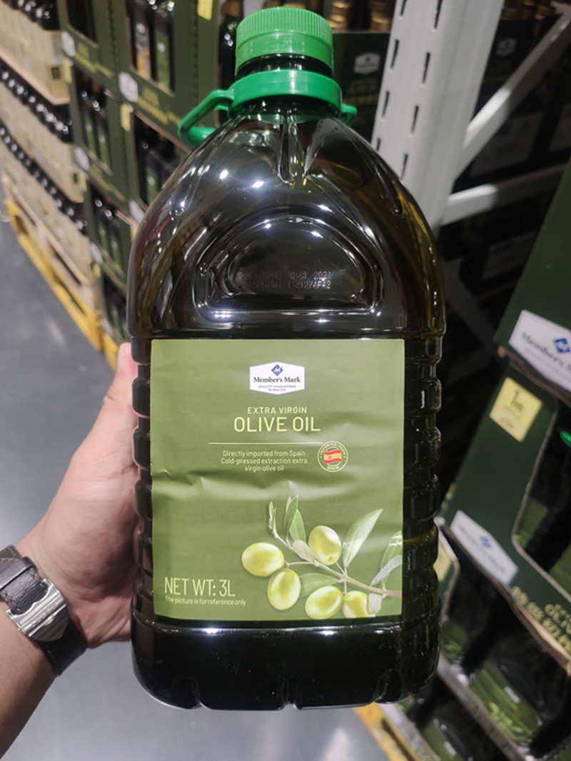 Sam Membership Supermarket Spain Imports of Members Mark Tat Grade Virgin Olive Oil 3 Liters