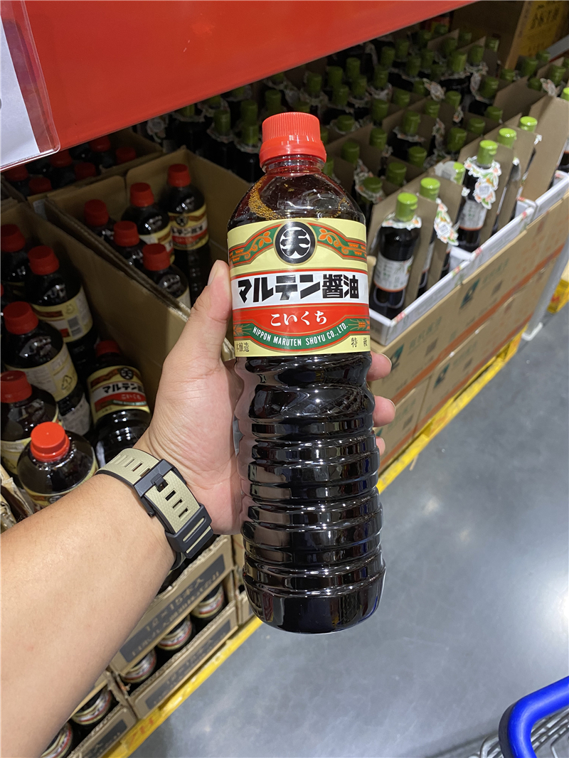 Japanese Soy Sauce Maru Tenguchi Brewing Soy Sauce 1L Original Imported Kitchen Sushi Cooking Stir-fry Cooking Soy Sauce