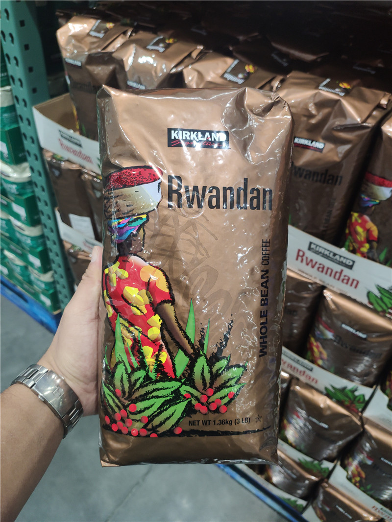 Shanghai Costco open city guest Cockland Kirkland rwandan Deep baking coffee beans 1360g
