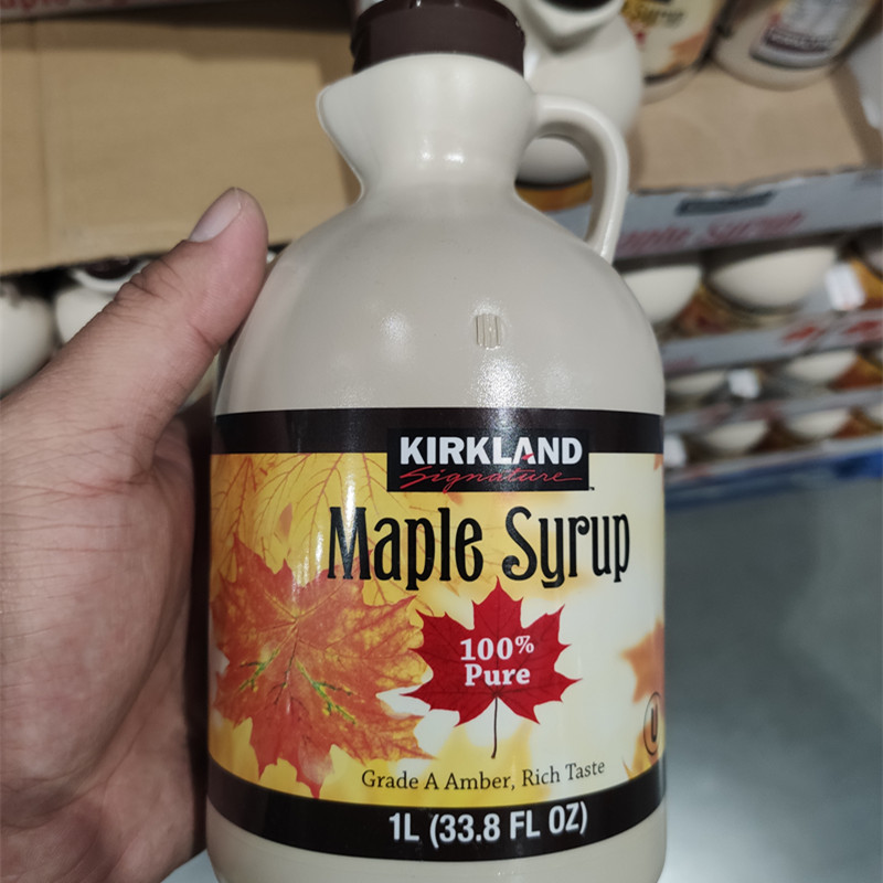 Shanghai Costco Co., Ltd. Domestic Canada Imports KIRKLAND Corkland Maple Syrup 1L Grade A