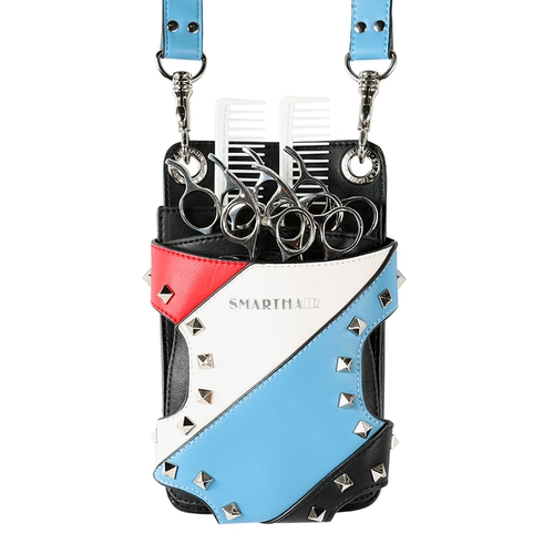 Стилисты -ножницы с ножницы с высокой галереей для волос Специальные интернет -красные отходы личные сумки для сумок, захватывающие мешки с инструментами для слепого детского телека