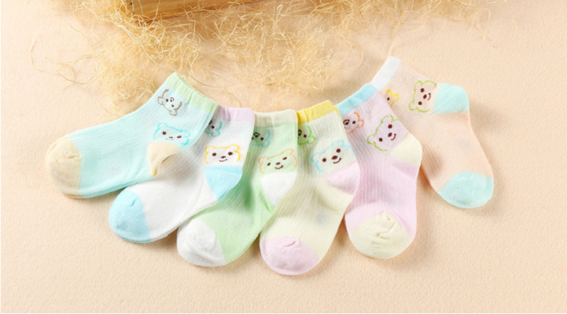 Tiến sĩ nhỏ Summer Thin bông Socks bé sơ sinh Lưới Socks bé Summer Breathable Trẻ em Viết Socks Thin.