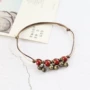 Bạn gái Vòng chân Nữ Chuông mặt dây tươi Làm đẹp Chị em Handmade Red Rope Đơn giản gốm sinh viên - Vòng chân vòng chân bạc nữ đẹp