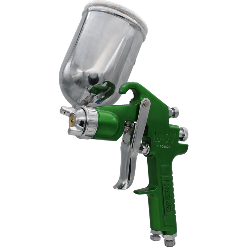 GREEN green brand suction up and down pot paint spray gun W-71 77 pneumatic atomization spray gun spray paint car paint spray gun