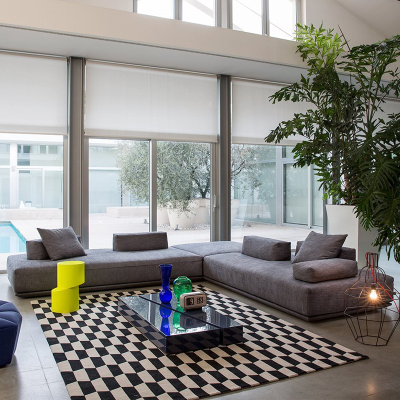 Nordic style furniture Furniture Sofa small family Living room Living Room Full Suit Combination Double Trio of Modern Brief