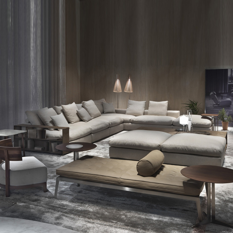 Down Cloth Art Sofa Composition Living Room Whole Dress Size Family Type Noble Princess Modern Minimalist Style Nordic Furniture Custom