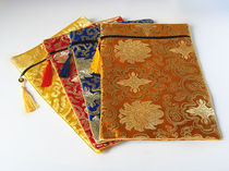 Cloth bag satin bag satin scripture Bag Magic treasure bag handwritten Buddhist scriptures bag bag large thickened collection bag