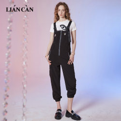 Liancan 2024 Summer new shopping mall with the same romantic Bohemian wind pants, pants, pants and pants