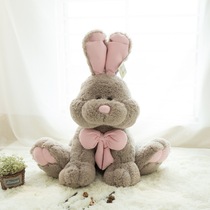American large rabbit ragdoll Cute sleeping long ears bunny doll plush toy Birthday gift girl