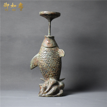 The Ruyi Imitation Antique Bronze Ware Handai Fish Lantern Year Over Year With a Shaped Pendulum Dining Rooms Living Room Hyun Off Furnishing