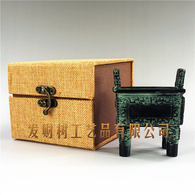Imitation ancient bronzes customers give gifts to the mother E-tripod with gift-box opening ceremony gift giving friends lead craftsmanship gift hem decoration