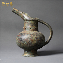 The Ruyi Imitation Antique Bronze Ware Handai Inscription with Bronze Pot Guangzhou Chinese Style Home Soft Decoration Purchase Pendulum