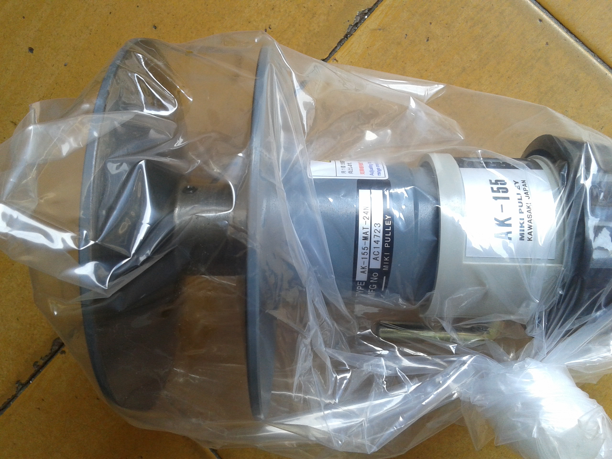 Japan Miki stepless speed wheel variable speed disc MIKIPULLEY pulley AK-185-MAT-28N Bargaining