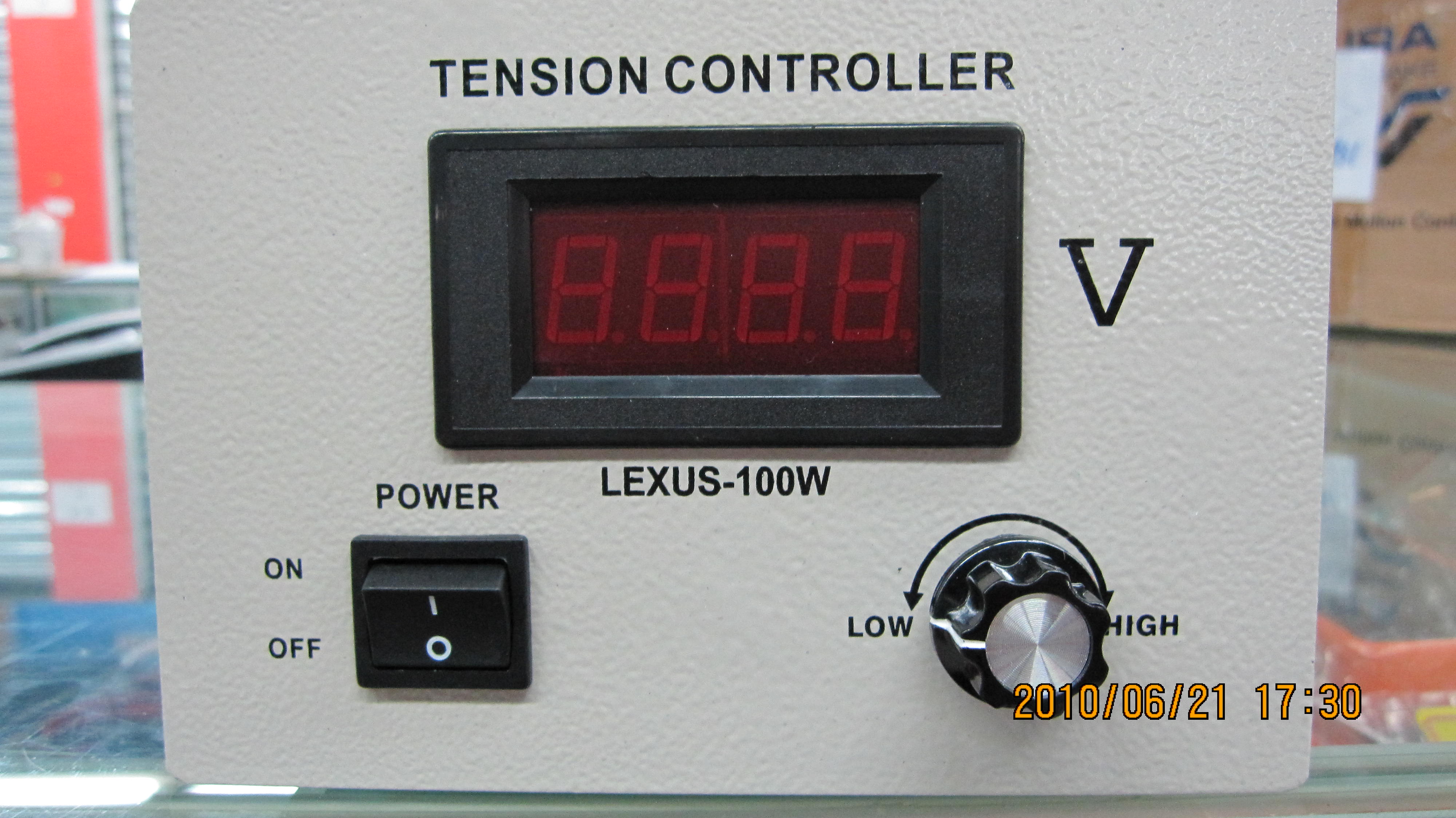 Taiwan original tension controller LEXUS-100W manual tension controller Magnetic powder regulator