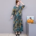 Bộ đồ cotton và vải lanh retro phổ biến phù hợp với phong cách Hồng Kông váy gió nhẹ 2020 mới phù hợp với nữ hai mảnh - Bộ đồ Bộ đồ