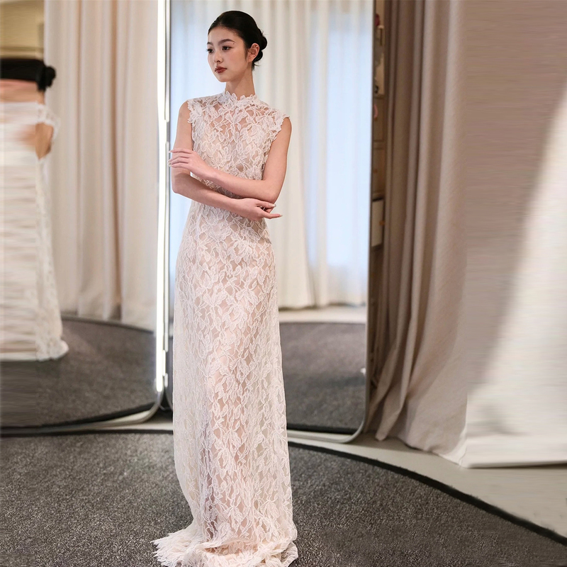 26 New Styles of Light Wedding Dresses for Brides, Vintage Lace, Fairy-Like Style, Elegant Temperament, Going-Out Dress, Petite Dress, Evening Gown