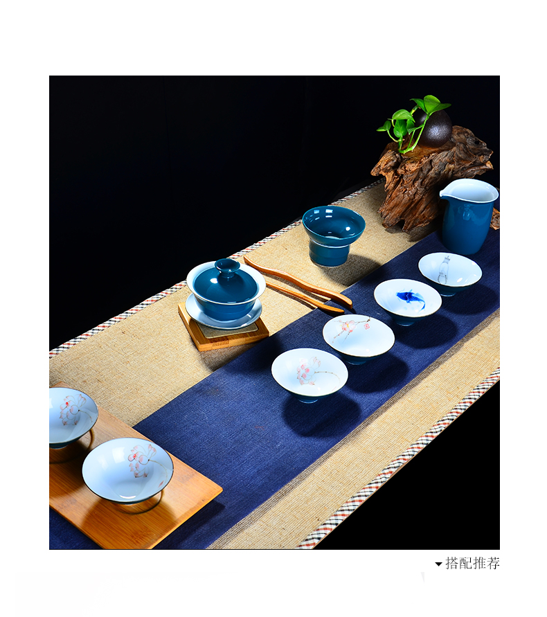 Jingdezhen ceramic tureen public remit only three to use hand grasp the use manual kung fu new one cup tea, tea sets