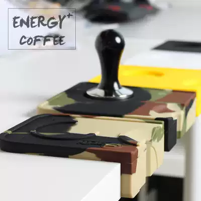 Earth Taiwan Press powder pad Italian coffee non-slip silicone pad powder Press pad powder hammer pad handle corner pad ①