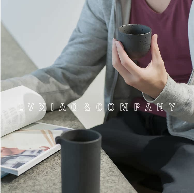 Người yêu chia sẻ gốm sứ gốm sứ 300ml đá granit đơn - Cà phê thìa cà phê