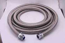 Commonly used explosion-proof steel wire worn tube with cartridge can clamp armored angle double fixed box connector joint