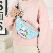 unicorn Unicorn Unicorn Sequel Sports Purse Wins Teenage Girl Cute Cartoon Single Shoulder Bag Fashion Slanted Satchel Bag