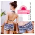 Bộ đồ bơi bikini bikini của Larc de ciel nữ ngực nhỏ tập hợp quần boxer ba mảnh gợi cảm - Bộ đồ bơi hai mảnh